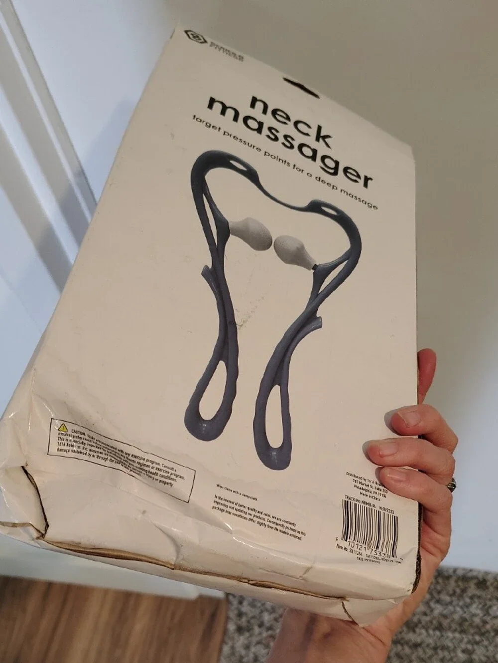 New In Box Neck Massager - Gray